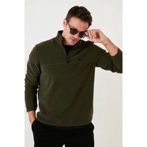 Slim Fit Anti-Pilling Tüylenme Yapmayan Bato Yaka Kışlık Şardonlu Polar Erkek POLAR 5906001