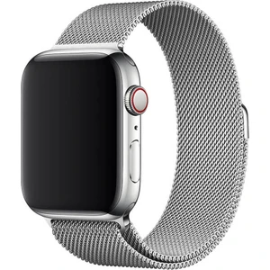 Apple Watch 2 3 4 5 6 Se Nike 38MM 40MM Uyumlu Kayış Milano Loop Metal Örgü Kordon