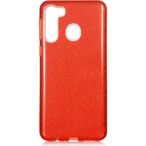 Samsung Galaxy A21 Kılıf Simli Parlak Shining Kapak