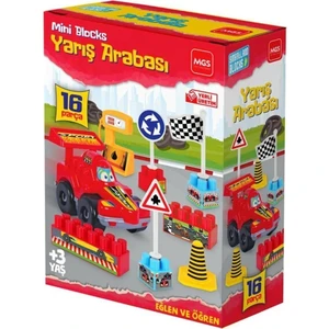 Mgs Oyuncak Smartland Blocks Yarış Arabası 16 Parça