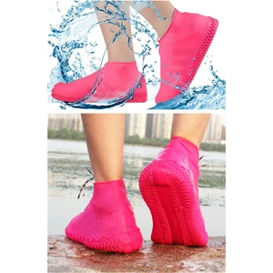 Silikon Yağmur Koruyucu Ayakkabı Kılıfı Kaymaz Su Kir Geçirmez