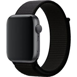 Apple Watch Uyumlu 38-40 mm Krd3 Hasır Kordon Siyah