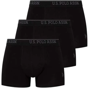 Erkek 3 Lü Likralı Coton Siyah Boxer 80097