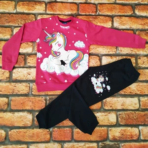 Ünikorn Baskılı Pijama Takımı