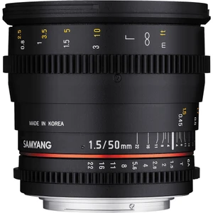 50 mm T1.5 Full Frame As Umc Vdslr Iı Cine Lens