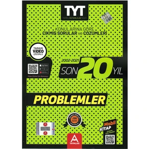 A Yayınları TYT- AYT Problemler Son 20 Yıl Soru ve Çözümleri
