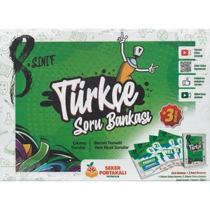 Şeker Portakalı Yayıncılık Şeker Portakalı 8.sınıf Türkçe Kutulu Soru Bankası Kitabı