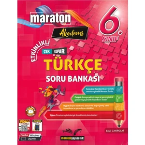 Maraton Yayıncılık Maraton 6.sınıf Etkinlikli Türkçe Soru Bankası