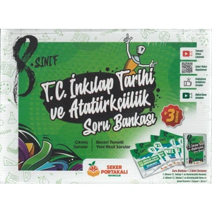Şeker Portakalı Yayıncılık Şeker Portakalı 8.sınıf T.c. Inkılap Tarihi ve Atatürkçülük Kutulu Soru Bankası Kitabı