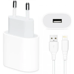 K.fulai Ka 19I 15W Hızlı Şarj Adaptörü + Lightning USB Kablo
