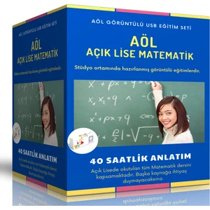 Enine Boyuna Eğitim Aöl Açık Lise Matematik Görüntülü Eğitim Seti