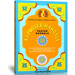 A3 Spiralli Poster Büyük Boy Mandala Kitabı