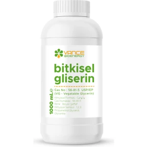 Vance Bioenergy Bitkisel Gliserin(Vg) 1000 Ml.