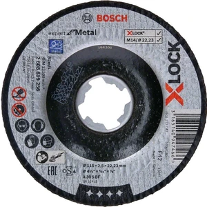 - X-Lock - 115*2,5 mm Expert Serisi Bombeli Metal Kesme Diski (Taş)  2608619256
