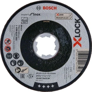 - X-Lock - 115*1,6 mm Expert Serisi Düz Inox (Paslanmaz Çelik) Kesme Diski (Taş)  2608619260