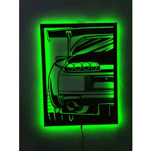 Supra LED Işıklı Ahşap Tablo