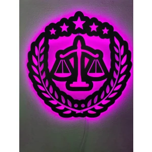 Adalet Terazisi LED Işıklı Tablo