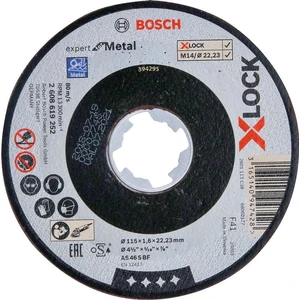 - X-Lock - 115*1,6 mm Expert Serisi Düz Metal Kesme Diski (Taş)  2608619252