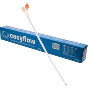 Silikon Foley Sonda 18 Fr (Kateter) 2 Yollu 10 Adet