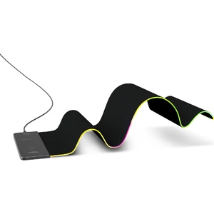 Raftpad-Qı Wireless Kablosuz Şarj Pedi 15 W Anti-Statik Ledli Mouse Pad Siyah
