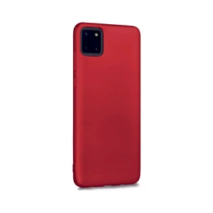Samsung Galaxy Note 10 Lite Kırmızı Silikon Rubber Kılıf Arka Kapak
