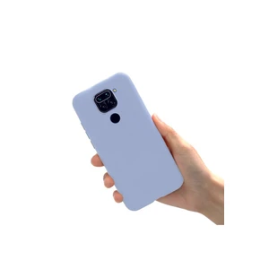 Xiaomi Redmi Note 9 Lila Silikon Rubber Kılıf Arka Kapak