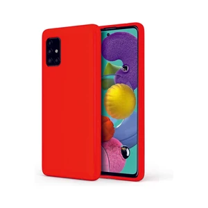 Samsung Galaxy A31 Kırmızı Silikon Rubber Kılıf Arka Kapak