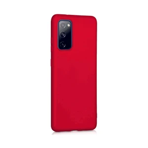 Samsung Galaxy S20 Fe Kırmızı Silikon Rubber Kılıf Arka Kapak