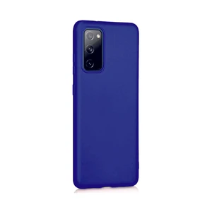 Samsung Galaxy S20 Fe Mavi Silikon Rubber Kılıf Arka Kapak