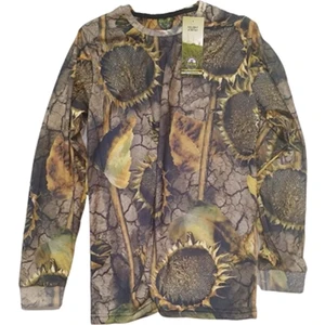 Aydöndü Desen Yuvarlak Yaka Avcı Sweatshirt - S
