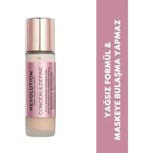 Conceal & Define Yağsız Fondöten F6