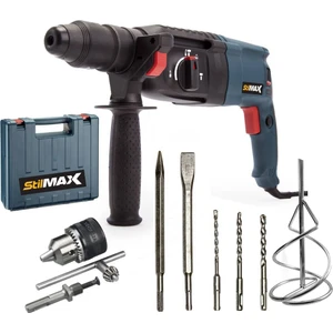 Germany 3500 W  5.5j Kırıcı Delici Karıştırıcı Set 5 Adet Sds Uç ve Boya Karıştırıcı Ucu