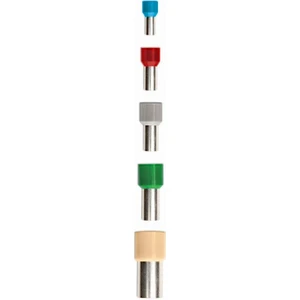 VE1008 3 mm Kırmızı Izoleli Tek Girişli Yüksük - 10 Adet