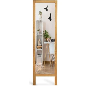 The Best Shopping Doğal Ahşap Boy Aynası 145X41