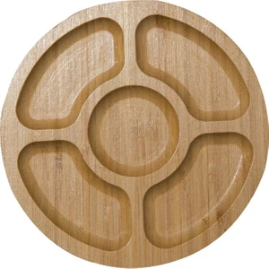 Dek Home Bambu 5 Bölmeli Sunumluk 1*30