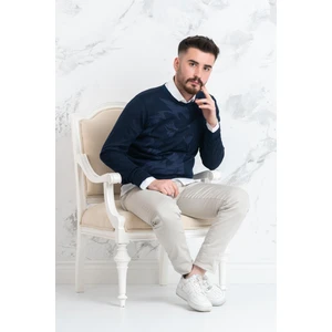 Slimfit Sıfır Yaka Ince Erkek Triko Kazak