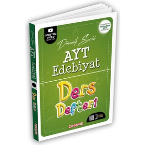 Dinamo Yayınları 2022 AYT Edebiyat Ders Defteri
