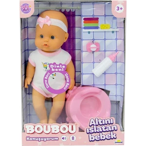 Boubou Altını Islatan Sesli Bebek Seti 30 Cm.