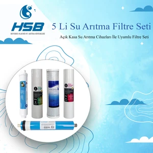 5 Li Su Arıtma Filtre Seti