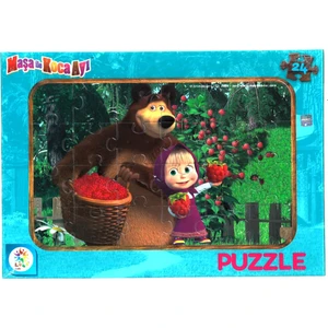 Laço Kids Maşa ile Koca Ayı 24 Parça Lisanslı Puzzle Yapboz