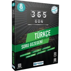 Gezegen Yayıncılık 8.Sınıf LGS  365 Gün Türkçe Soru Gezegeni