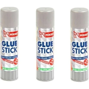 Glue Stick Yapıştırıcı Mikro Katı Yapıştırıcı 40 gr 3'lü
