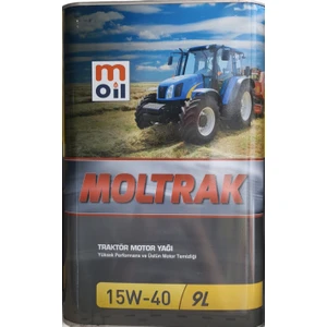 Moltrak 15W-40 9 Lt Traktör - Forklift - İş Makinası Yağı ÜT:2023