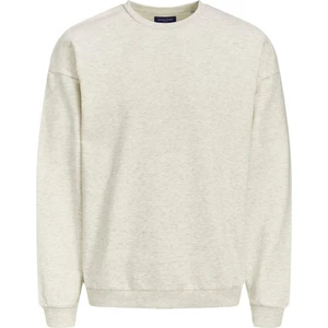 Jack & Jones Erkek White Melange Sweatshirt