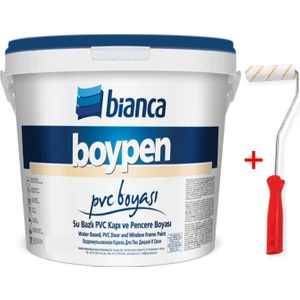 Boypen Pvc Kapı-Pencere-Tavan Boyası Kullanıma Hazır 1 kg Beyaz Rulo -Su Bazlı-Kokusuz