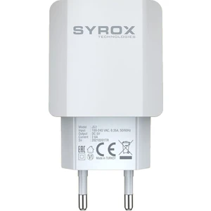 J52 Hızlı USB Şarj Adaptörü (Başlık) 2.6A - Beyaz