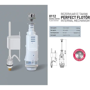 Basmalı Sistem Perfect Flotör Rezervuar Iç Takımı