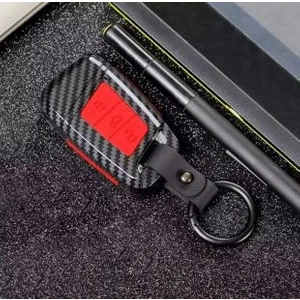 Ayz Garage Passat B8 Siyah-Kırmızı Karbon Anahtar Kılıfı