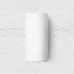 Pamuklu Polycotton Beyaz 100X200 + 50X70 Tek Kişilik Lastikli Çarşaf Takımı