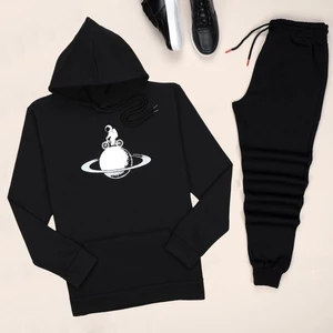 Muwen Butik Kapşonlu Astronot Eşofman Takımı